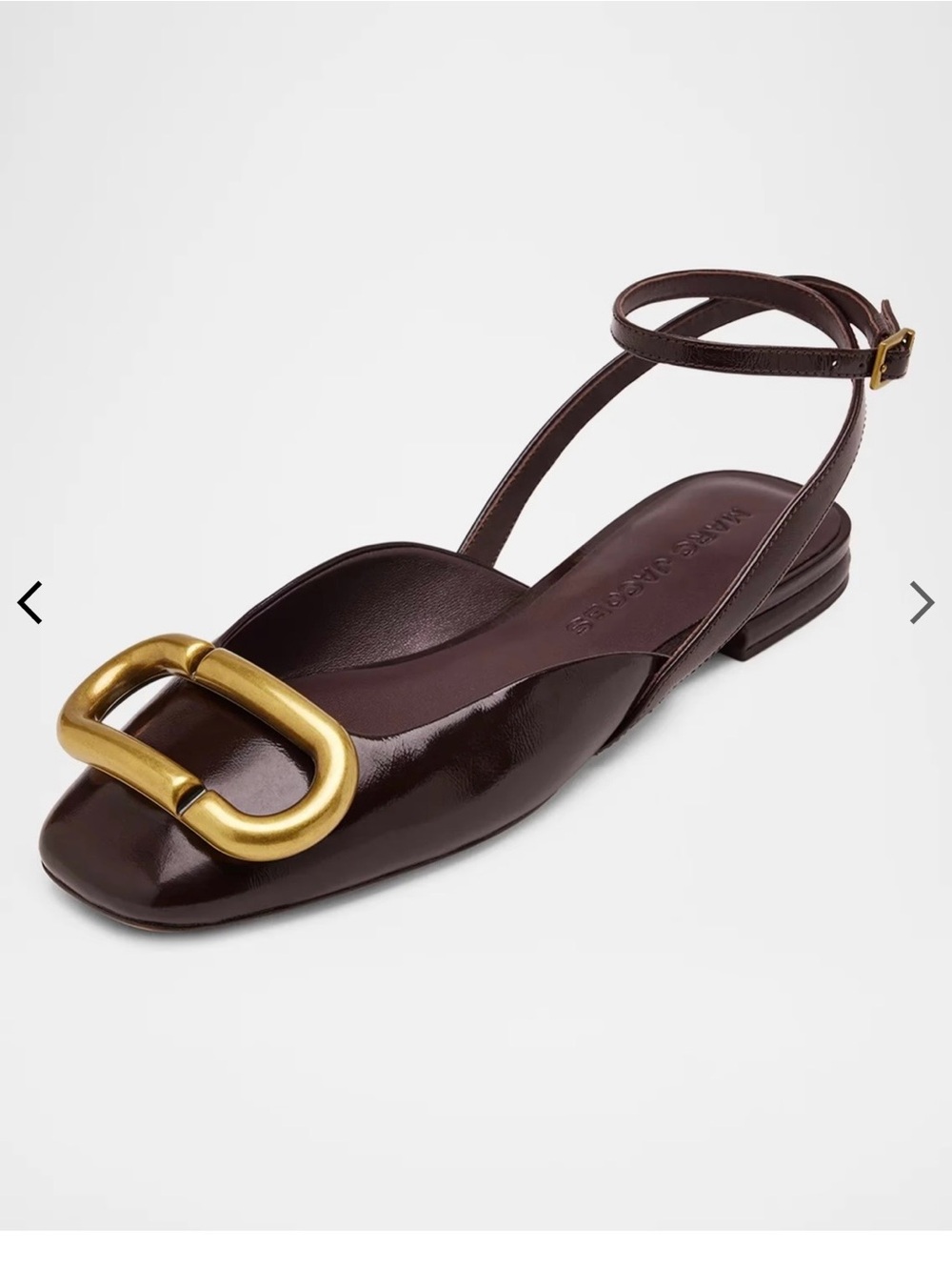 New Marc Jacobs THE POP J MARC FLAT size 7 - Picture 2 of 8